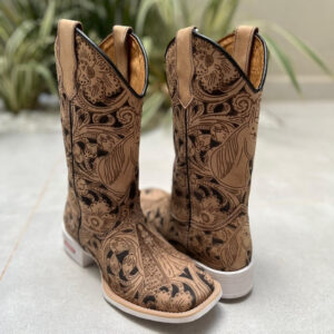 BOTA TEXANA LASER CAVALO E NOSSA SENHORA