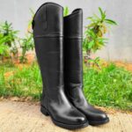 Bota Adulto Hipismo Montaria Preta Unissex