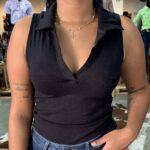 Regata Polo Feminina Moiadeiros Preto