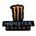 Adesivo Para Chapéu Monster Laranja