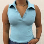 Regata Polo Feminina Moiadeiros Azul