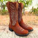 Bota Feminina Goyazes Nobuk Oil Tan