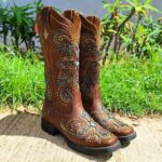 Bota Texana Feminina Goyazes Dallas Tabaco