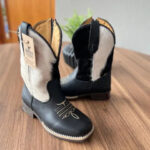 Texana Heitor Infantil - Couro Holandês e Látego Preto/Sem Bordado