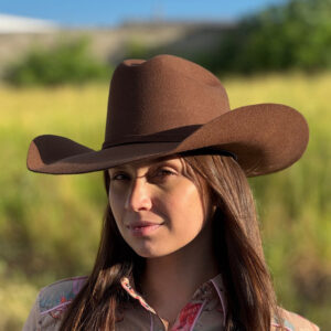 Chapéu Ariat Feltro 2X Premium Chocolate - A7520047