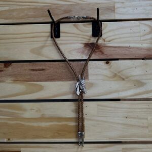 GRAVATA COUNTRY - CORDÃO MARROM PINGENTE MULA