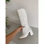 Bota Feminina Jade Off White