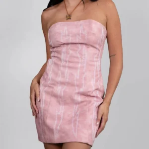 Vestido curto estilo western bordado Arizona