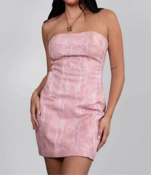 Vestido curto estilo western bordado Arizona