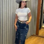 Saia midi Moon Horse