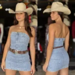 Vestido Jeans Nina Premium Shine Delave