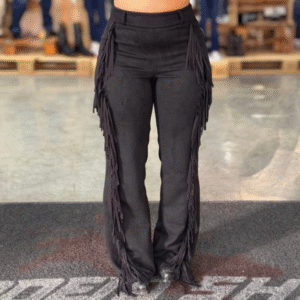 Calça Feminina Turkese Franja Shania