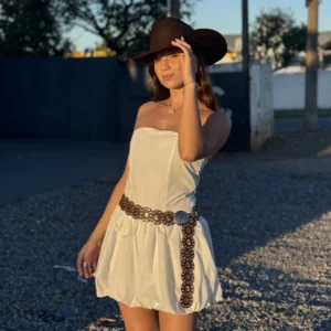 Vestido Balonê Victoria Branco