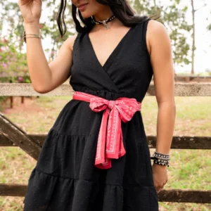 Vestido Turkese Preto