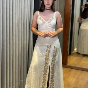 Vestido mídi Moon Horse