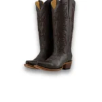 Bota Sally Midi de Bico Fino - Marrom