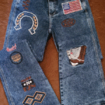 Jeans Western Usa Poker Cowgirl