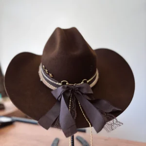 Chapéu Marrom Laço Eldorado