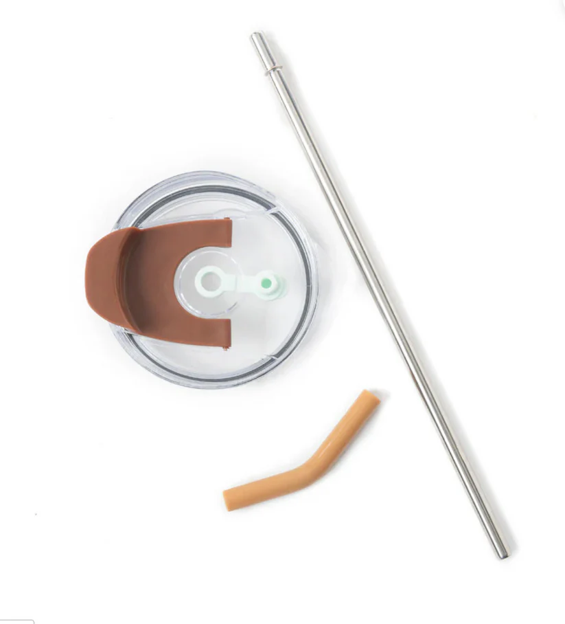 Copo térmico Marrom e Branco - Imagem 5